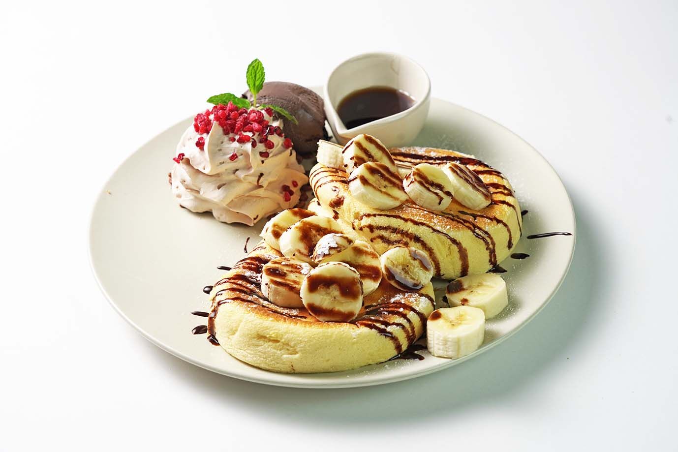 チョコバナナパンケーキ